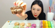 韩式小姐姐吃马卡龙吗,马卡龙美食之旅
